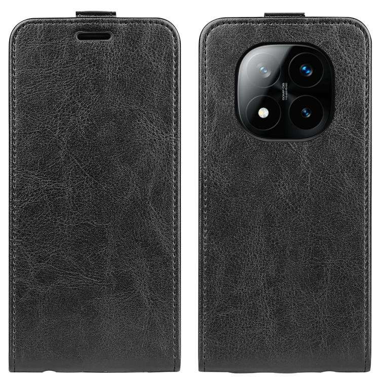 R64 Texture Single Vertical Flip Leather Phone Case, For Xiaomi Redmi Note 14 5G, For Xiaomi Redm...