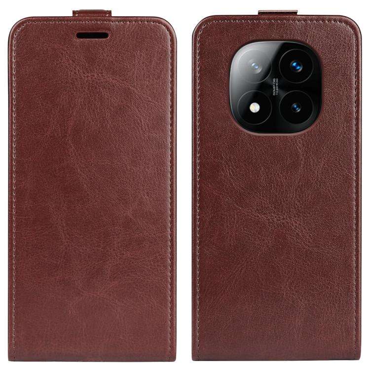 R64 Texture Single Vertical Flip Leather Phone Case, For Xiaomi Redmi Note 14 5G, For Xiaomi Redm...