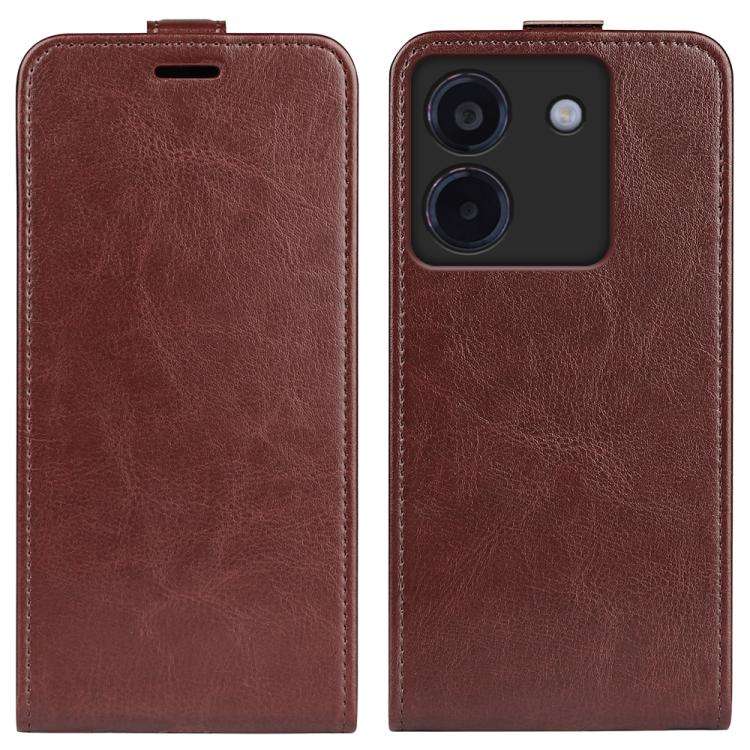 R64 Texture Single Vertical Flip Leather Phone Case, For Xiaomi 15T Pro, For Xiaomi 15T, For Redm...