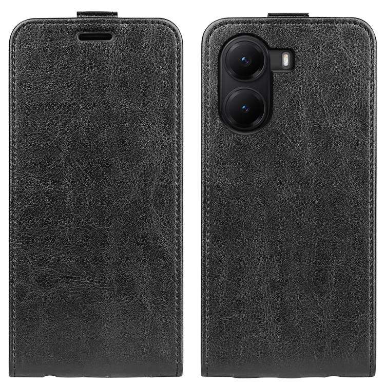 R64 Texture Single Vertical Flip Leather Phone Case, For Xiaomi 15T Pro, For Xiaomi 15T, For Redm...