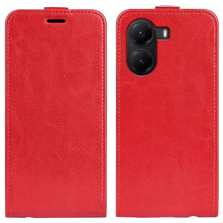 R64 Texture Single Vertical Flip Leather Phone Case, For Xiaomi 15T Pro, For Xiaomi 15T, For Redm...