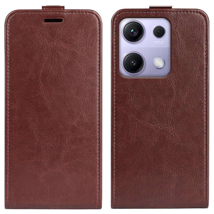 R64 Texture Single Vertical Flip Leather Phone Case, For Xiaomi 15T Pro, For Xiaomi 15T, For Redm...