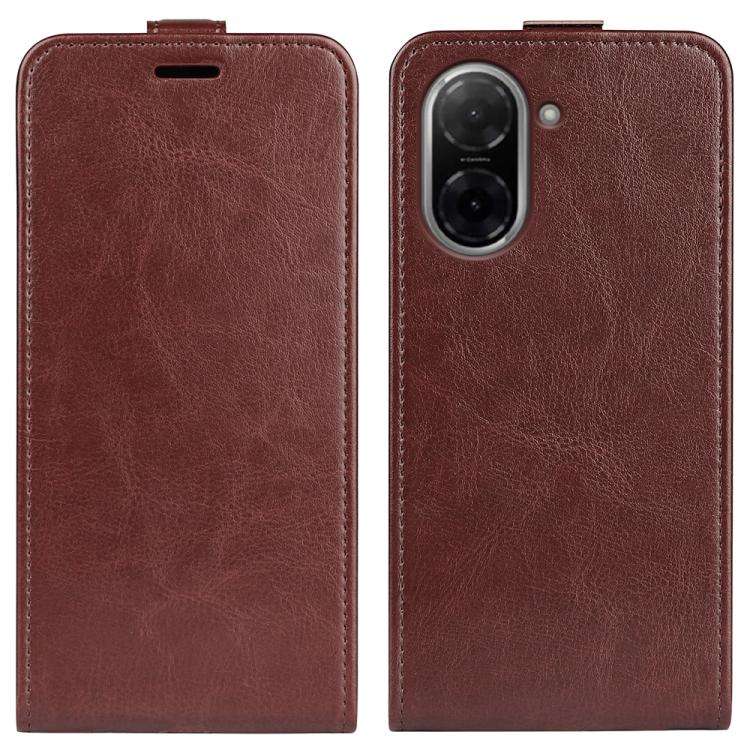 R64 Texture Single Vertical Flip Leather Phone Case, For Xiaomi 15T Pro, For Xiaomi 15T, For Redm...