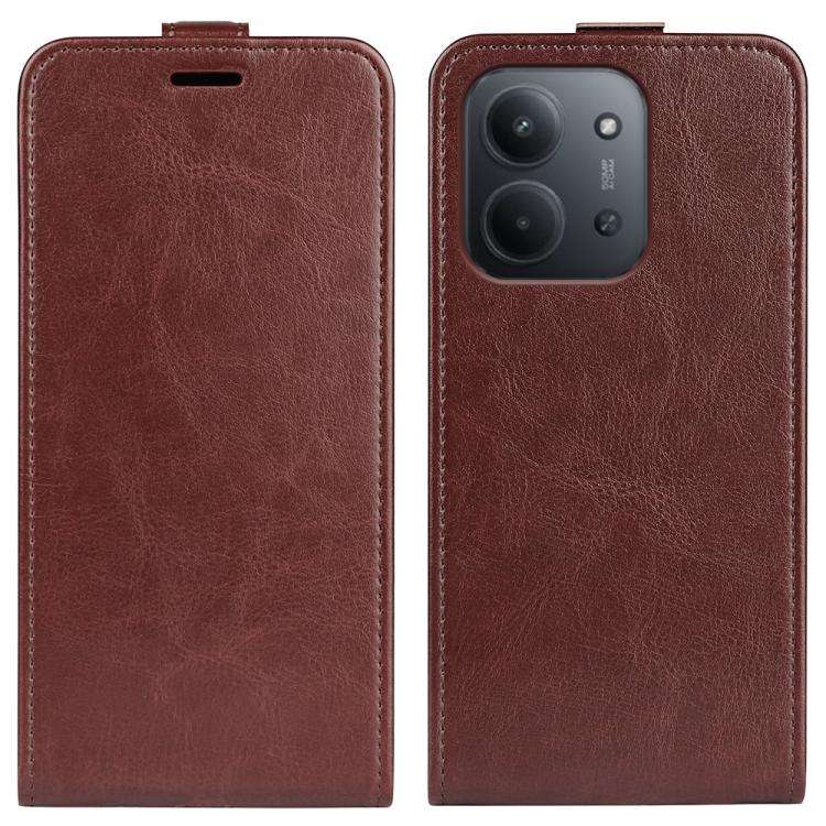 R64 Texture Single Vertical Flip Leather Phone Case, For Redmi Turbo 5 5G / Poco X8 Pro 5G, For R...