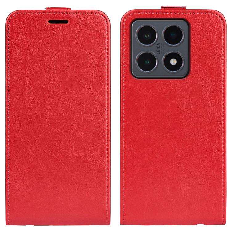 R64 Texture Single Vertical Flip Leather Phone Case, For Xiaomi 15T Pro, For Xiaomi 15T, For Redm...