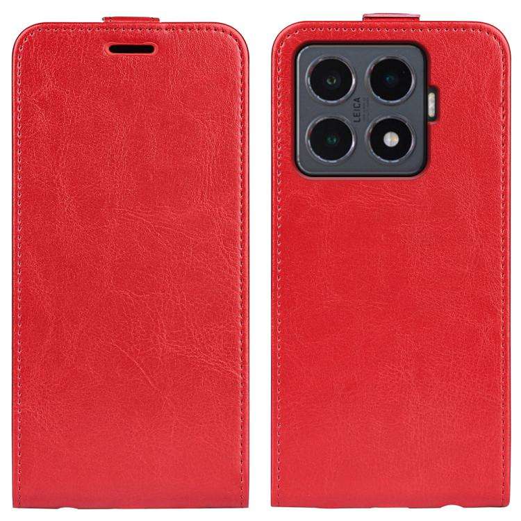 R64 Texture Single Vertical Flip Leather Phone Case, For Xiaomi 15T Pro, For Xiaomi 15T, For Redm...