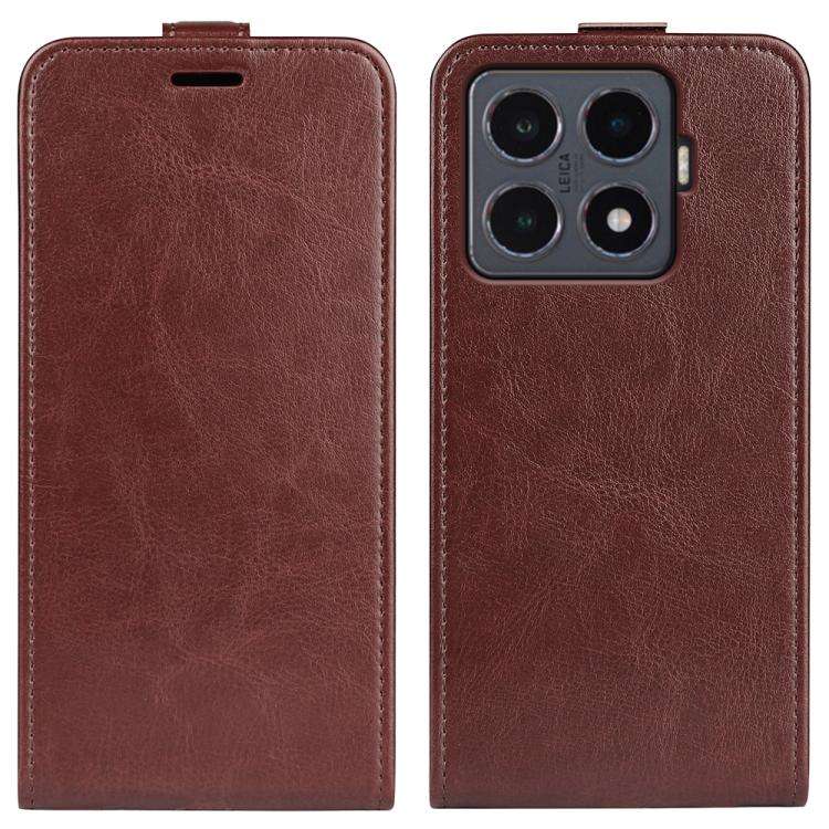R64 Texture Single Vertical Flip Leather Phone Case, For Xiaomi 15T Pro, For Xiaomi 15T, For Redm...