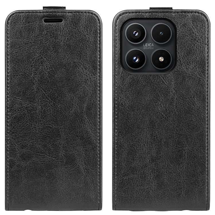 R64 Texture Single Vertical Flip Leather Phone Case, For Xiaomi 18 Pro Max 5G, For Xiaomi 18 Pro ...