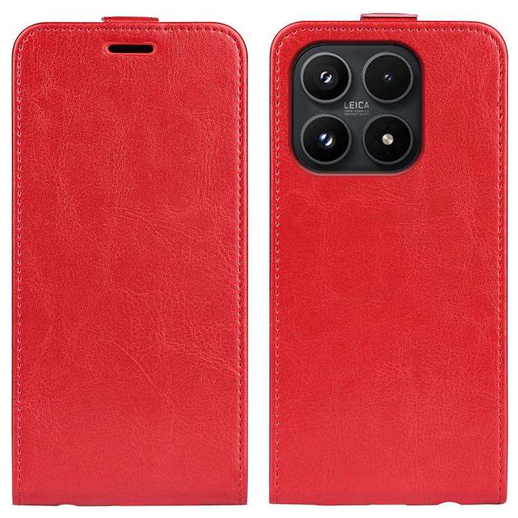 R64 Texture Single Vertical Flip Leather Phone Case, For Xiaomi 18 Pro Max 5G, For Xiaomi 18 Pro ...