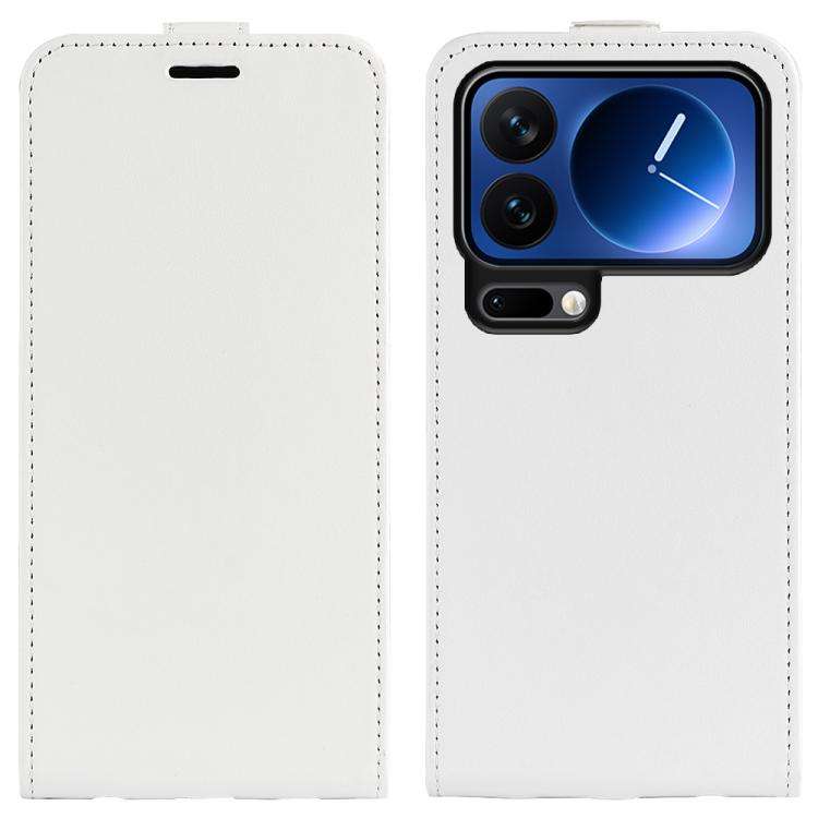R64 Texture Single Vertical Flip Leather Phone Case, For Xiaomi 18 Pro Max 5G, For Xiaomi 18 Pro ...