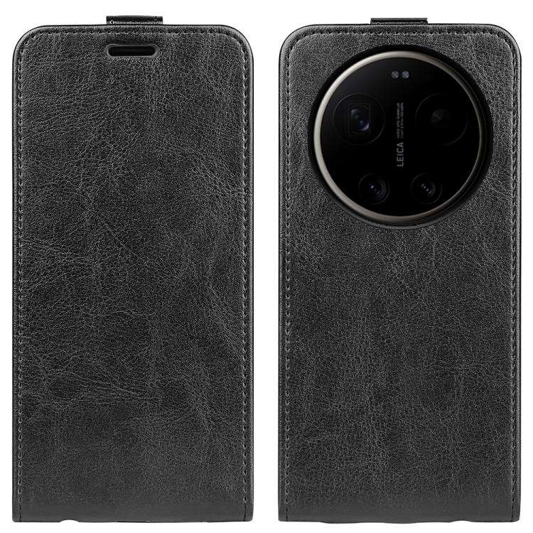 R64 Texture Single Vertical Flip Leather Phone Case, For Xiaomi 18 Pro Max 5G, For Xiaomi 18 Pro ...