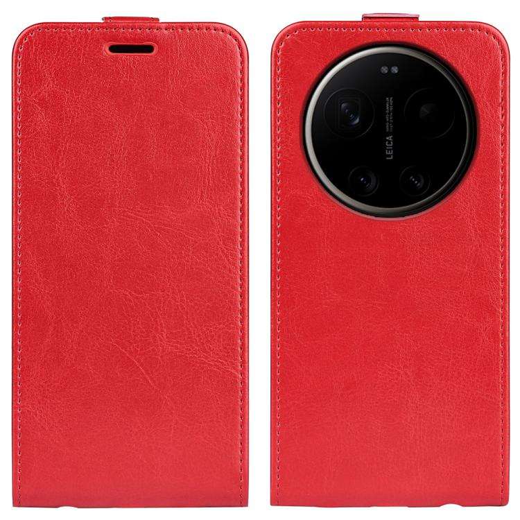 R64 Texture Single Vertical Flip Leather Phone Case, For Xiaomi 18 Pro Max 5G, For Xiaomi 18 Pro ...