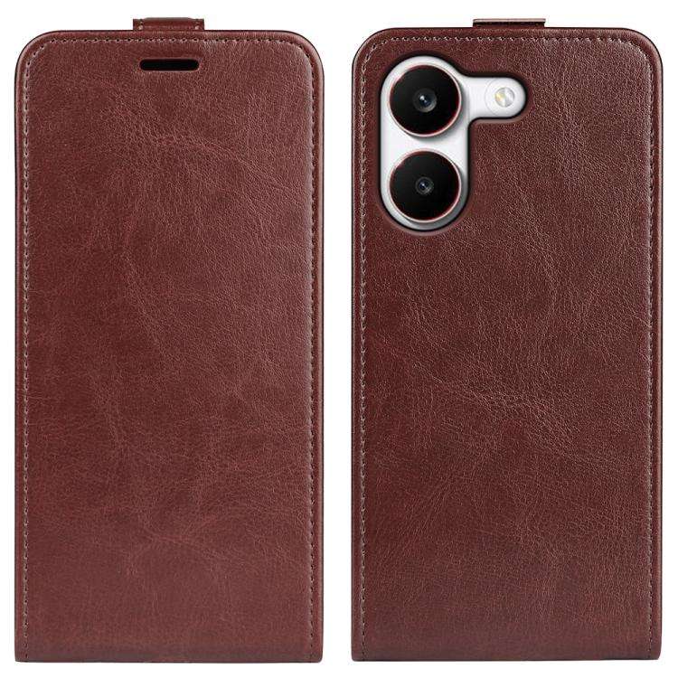 R64 Texture Single Vertical Flip Leather Phone Case, For Redmi Turbo 5 5G / Poco X8 Pro 5G, For R...