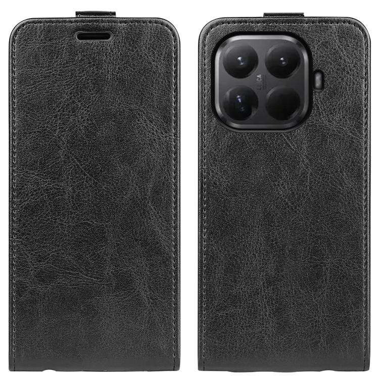 R64 Texture Single Vertical Flip Leather Phone Case, For Xiaomi 18 Pro Max 5G, For Xiaomi 18 Pro ...