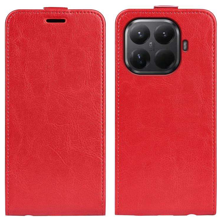 R64 Texture Single Vertical Flip Leather Phone Case, For Xiaomi 18 Pro Max 5G, For Xiaomi 18 Pro ...