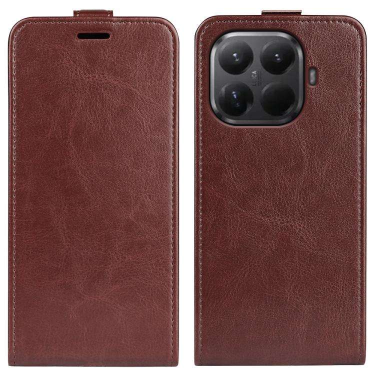 R64 Texture Single Vertical Flip Leather Phone Case, For Xiaomi 18 Pro Max 5G, For Xiaomi 18 Pro ...
