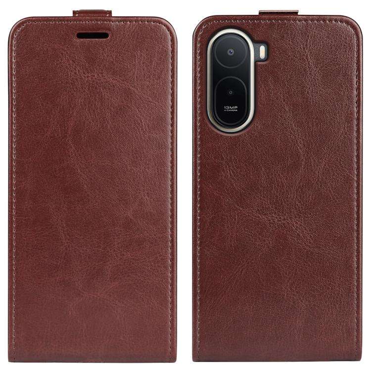 R64 Texture Single Vertical Flip Leather Phone Case, For Xiaomi Redmi K70E, For Xiaomi 14 Pro, Fo...