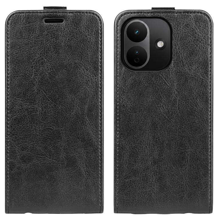 R64 Texture Single Vertical Flip Leather Phone Case, For Xiaomi 18 Pro Max 5G, For Xiaomi 18 Pro ...