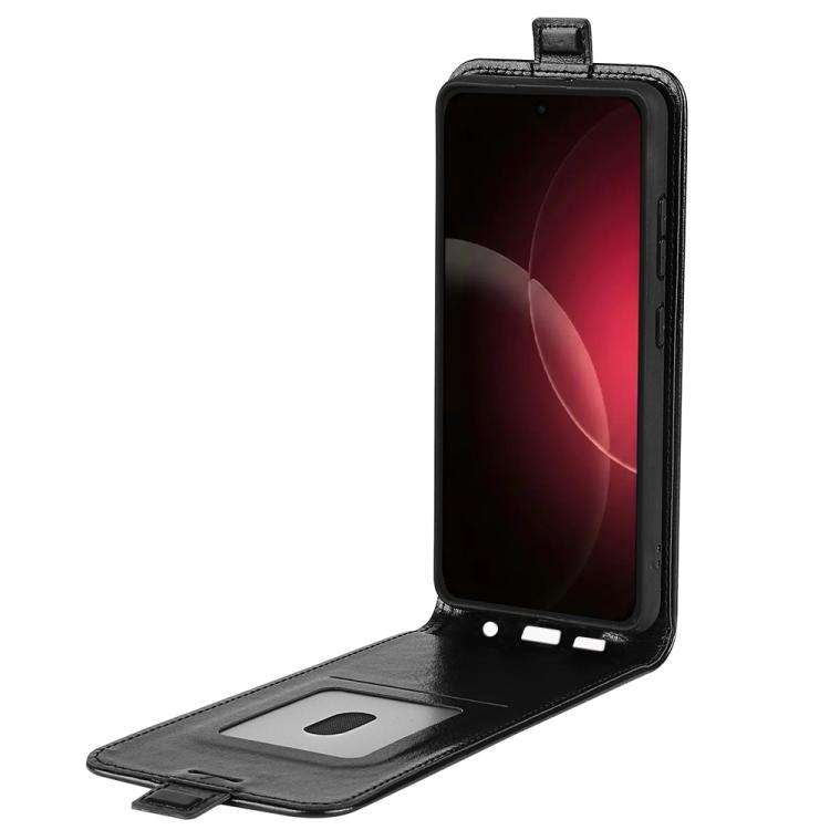 R64 Texture Single Vertical Flip Leather Phone Case, For Xiaomi 18 Pro Max 5G, For Xiaomi 18 Pro ...