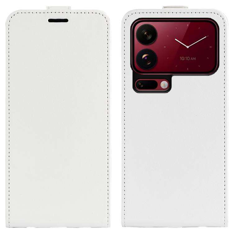 R64 Texture Single Vertical Flip Leather Phone Case, For Xiaomi 18 Pro Max 5G, For Xiaomi 18 Pro ...