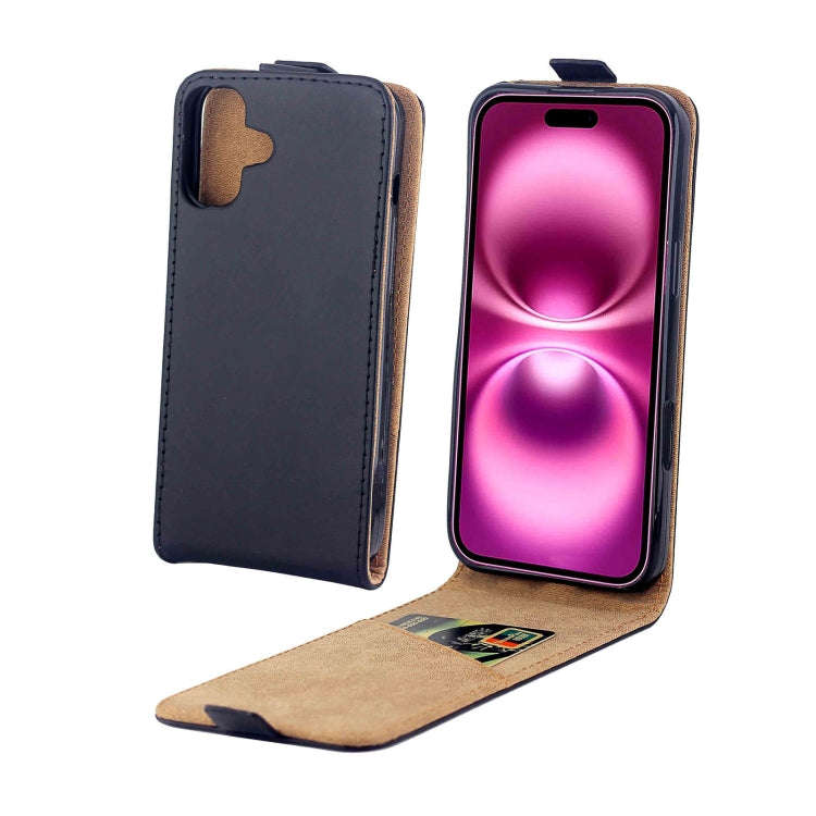 Vertical Flip Leather Phone Case with Card Slot, For iPhone 17e / 16e, For iPhone 17 Pro Max, For...