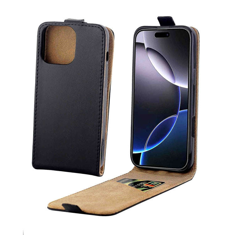 Vertical Flip Leather Phone Case with Card Slot, For iPhone 17e / 16e, For iPhone 17 Pro Max, For...