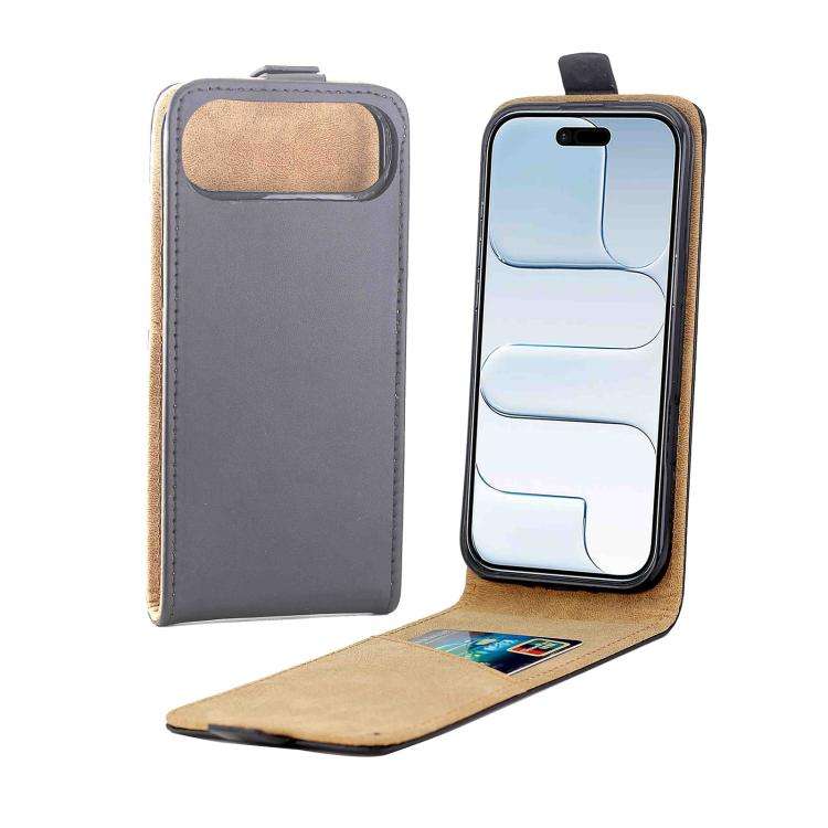 Vertical Flip Leather Phone Case with Card Slot, For iPhone 17e / 16e, For iPhone 17 Pro Max, For...