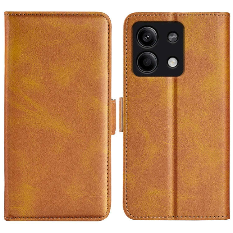Dual-side Magnetic Buckle Horizontal Flip Leather Phone Case, For Xiaomi Redmi A3, For Xiaomi Red...