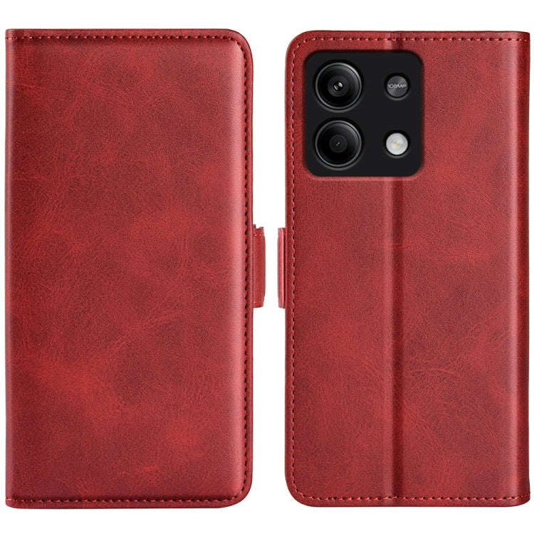 Dual-side Magnetic Buckle Horizontal Flip Leather Phone Case, For Xiaomi Redmi A3, For Xiaomi Red...