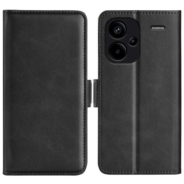 Dual-side Magnetic Buckle Horizontal Flip Leather Phone Case, For Xiaomi Redmi A3, For Xiaomi Red...