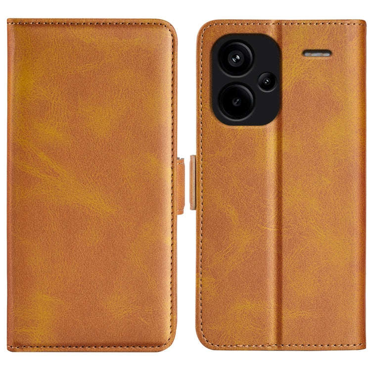 Dual-side Magnetic Buckle Horizontal Flip Leather Phone Case, For Xiaomi Redmi A3, For Xiaomi Red...