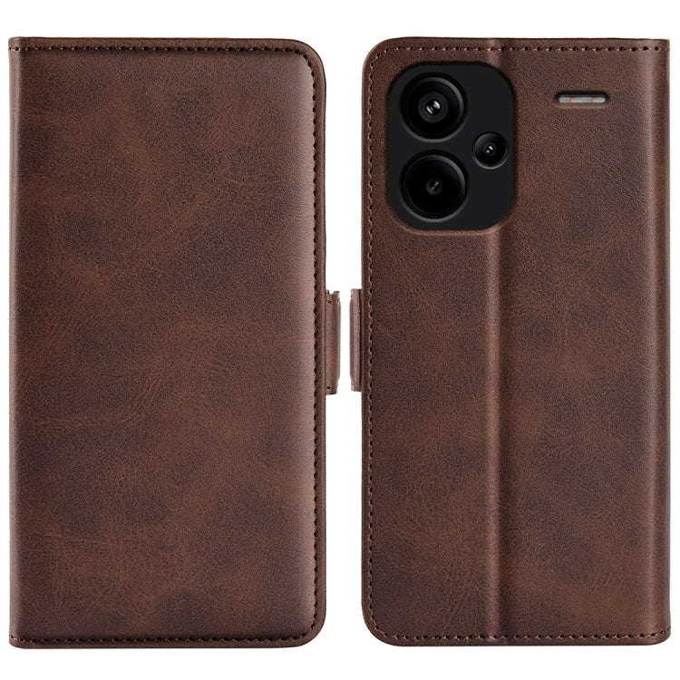 Dual-side Magnetic Buckle Horizontal Flip Leather Phone Case, For Xiaomi Redmi A3, For Xiaomi Red...