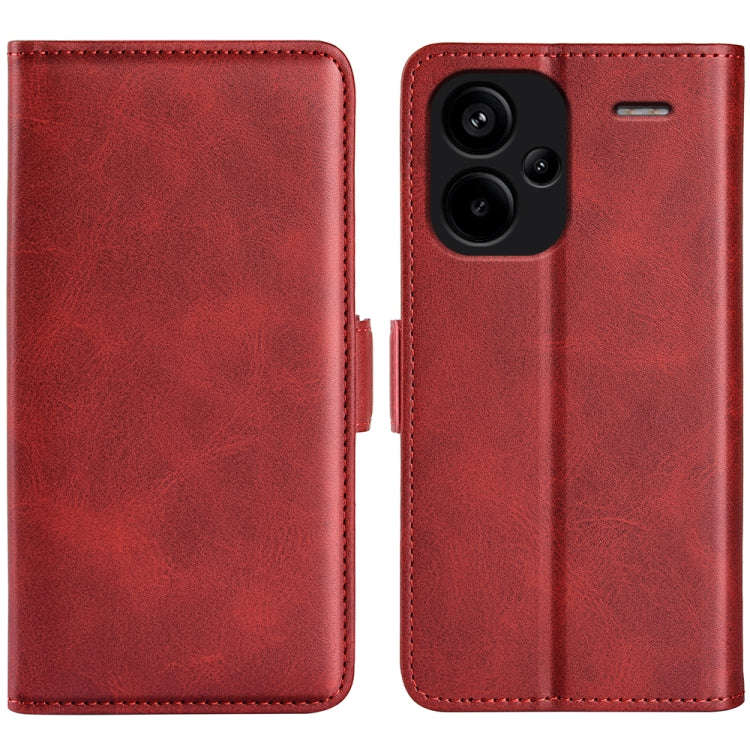 Dual-side Magnetic Buckle Horizontal Flip Leather Phone Case, For Xiaomi Redmi A3, For Xiaomi Red...
