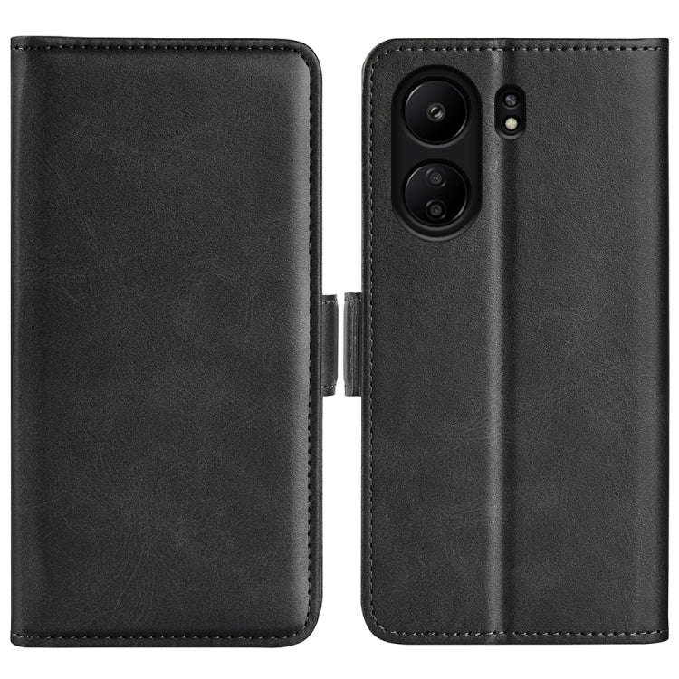 Dual-side Magnetic Buckle Horizontal Flip Leather Phone Case, For Xiaomi Redmi A3, For Xiaomi Red...