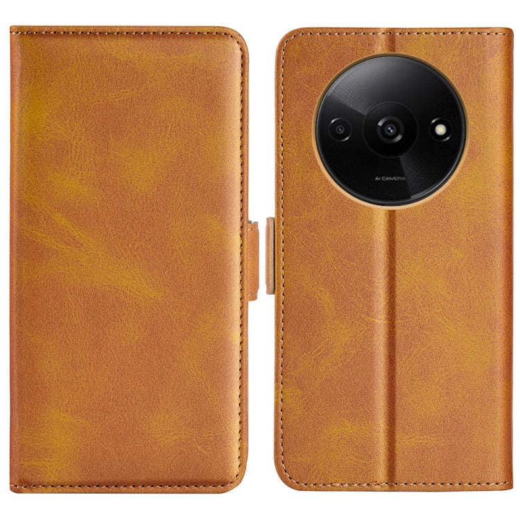 Dual-side Magnetic Buckle Horizontal Flip Leather Phone Case, For Xiaomi Redmi A3, For Xiaomi Red...