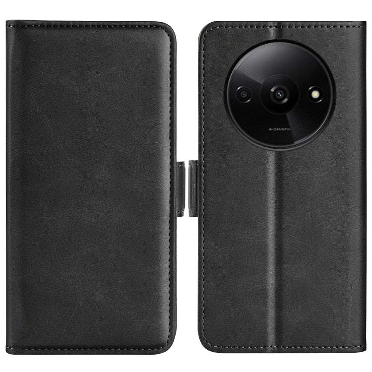 Dual-side Magnetic Buckle Horizontal Flip Leather Phone Case, For Xiaomi Redmi A3, For Xiaomi Red...