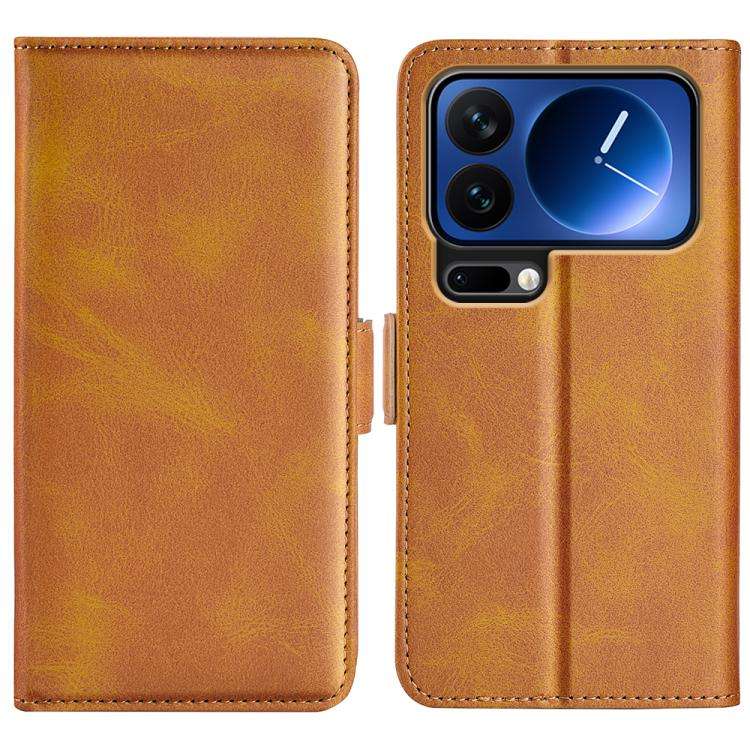 Dual-side Magnetic Buckle Horizontal Flip Leather Phone Case, For Redmi Note 17 Pro 5G Global 163...