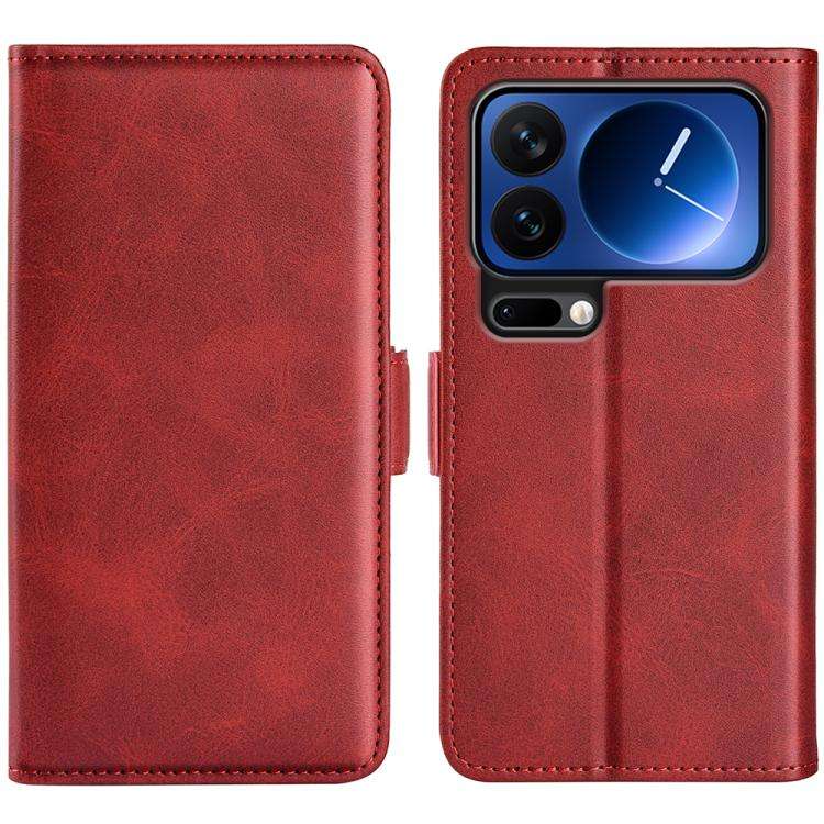 Dual-side Magnetic Buckle Horizontal Flip Leather Phone Case, For Redmi Note 17 Pro 5G Global 163...