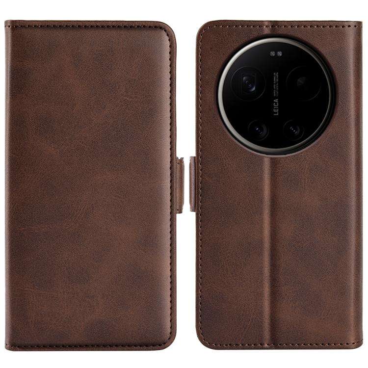 Dual-side Magnetic Buckle Horizontal Flip Leather Phone Case, For Redmi Note 17 Pro 5G Global 163...