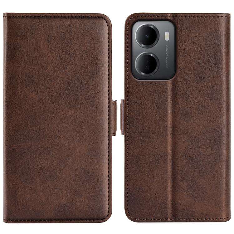 Dual-side Magnetic Buckle Horizontal Flip Leather Phone Case, For Redmi Note 17 Pro 5G Global 163...