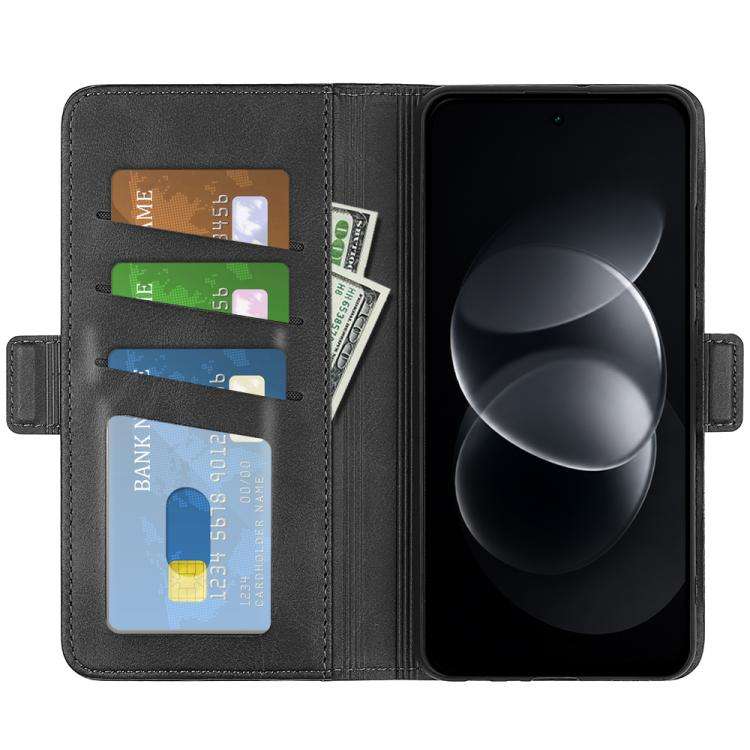 Dual-side Magnetic Buckle Horizontal Flip Leather Phone Case, For Redmi Note 17 Pro 5G Global 163...