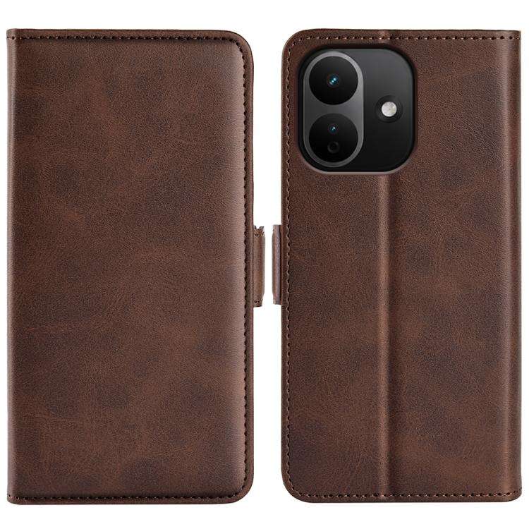 Dual-side Magnetic Buckle Horizontal Flip Leather Phone Case, For Redmi Note 17 Pro 5G Global 163...