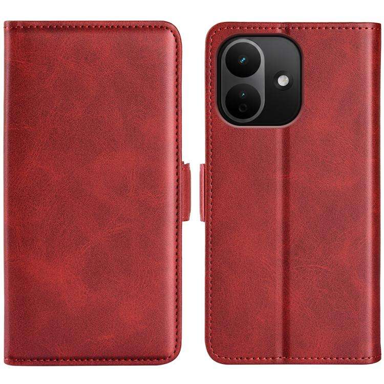 Dual-side Magnetic Buckle Horizontal Flip Leather Phone Case, For Redmi Note 17 Pro 5G Global 163...