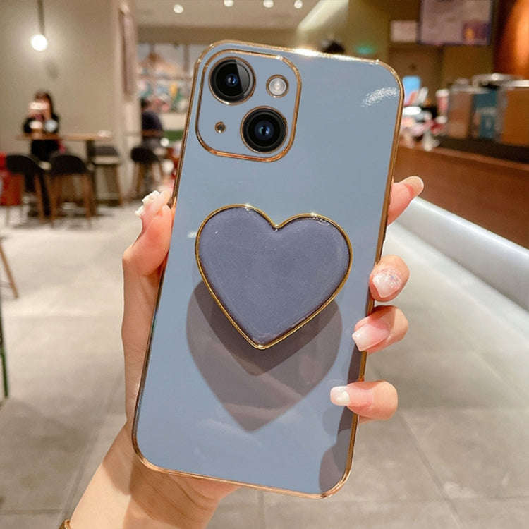 Electroplating Love Heart Holder TPU Phone Case, For iPhone 14 Pro Max, For iPhone SE 2022 / 2020...