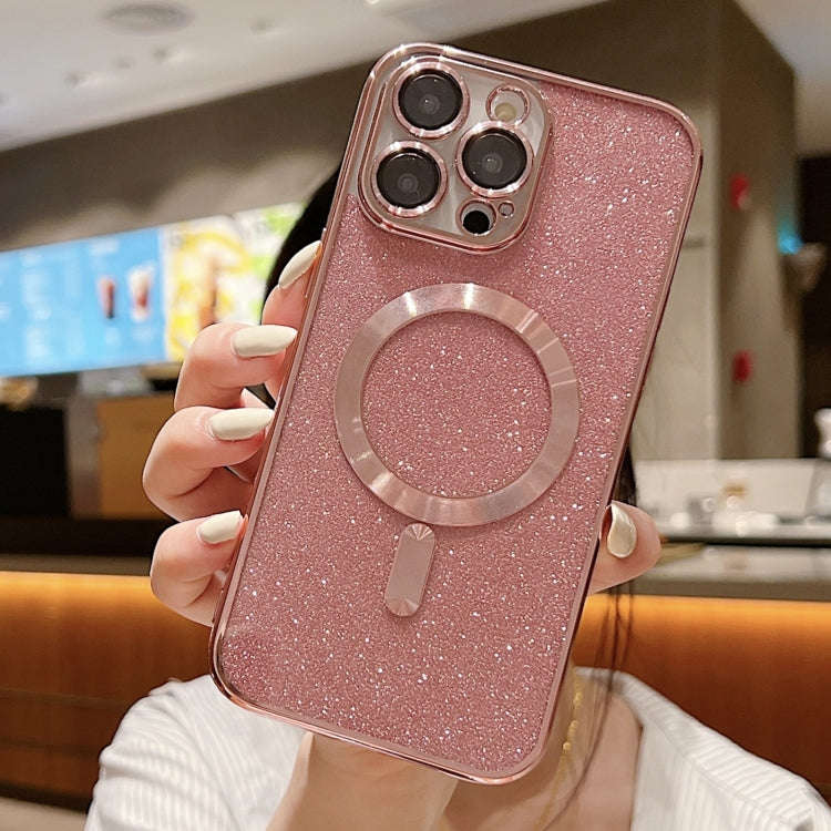 Glitter Electroplating MagSafe TPU Phone Case, For iPhone 13 Pro Max, For iPhone 13 Pro, For iPho...