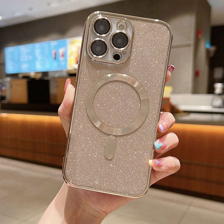 Glitter Electroplating MagSafe TPU Phone Case, For iPhone 13 Pro Max, For iPhone 13 Pro, For iPho...