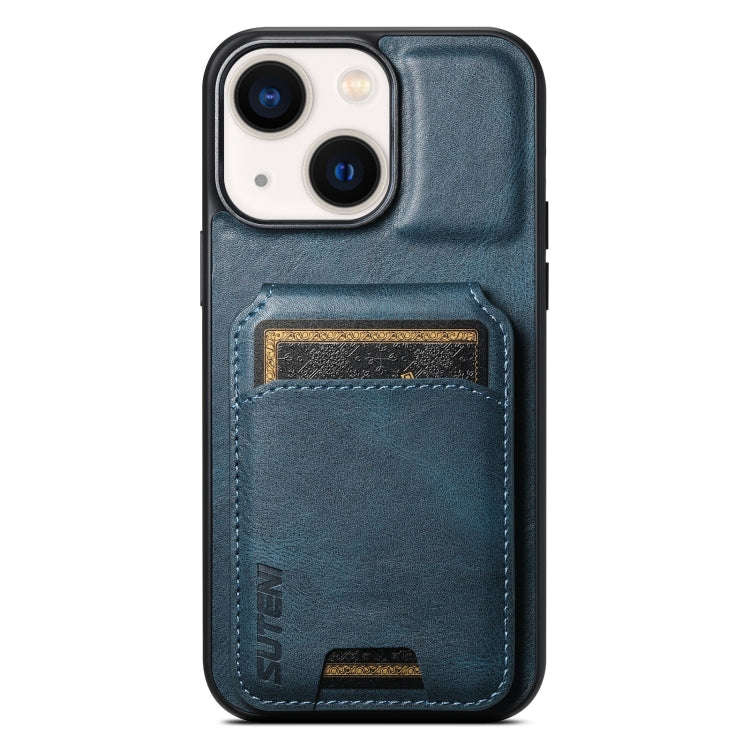Suteni H02 Leather Wallet Stand Back Phone Case, For iPhone 18, For iPhone 18 Pro, For iPhone 18 ...