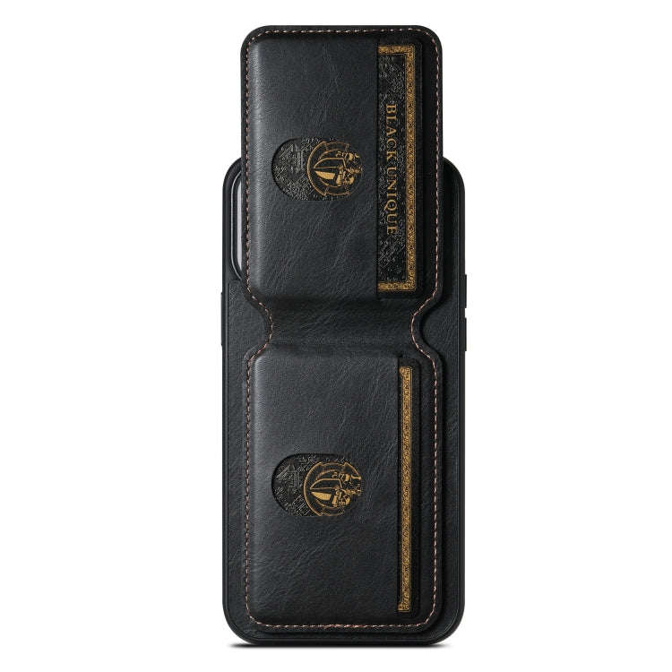 Suteni H02 Leather Wallet Stand Back Phone Case, For iPhone 14, For iPhone 14 Pro, For iPhone 14 ...