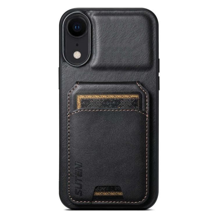 Suteni H02 Leather Wallet Stand Back Phone Case, For iPhone 14, For iPhone 14 Pro, For iPhone 14 ...