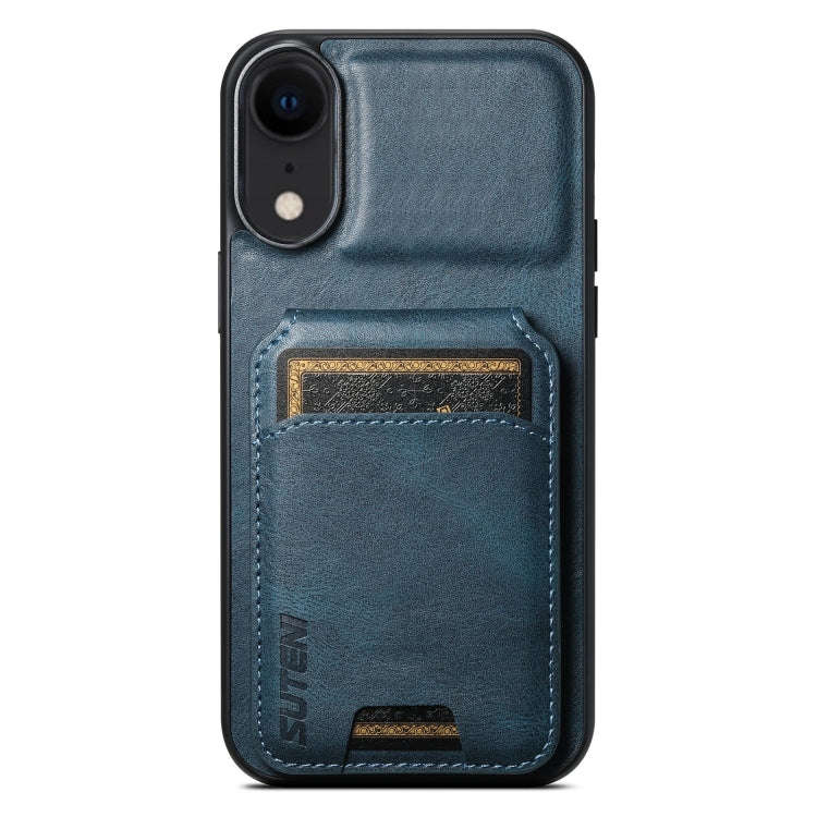 Suteni H02 Leather Wallet Stand Back Phone Case, For iPhone 14, For iPhone 14 Pro, For iPhone 14 ...
